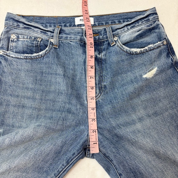 Pistola Blue Distressed Boyfriend Jeans Size 28 Style#P6626KEE-ATD‎ - Picture 7 of 13
